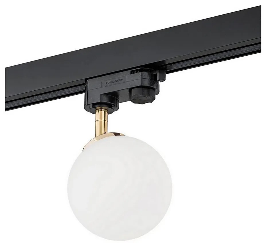 Argon 4307 - Faretto per sistema a binario BANG 1xG9/6W/230V ottone