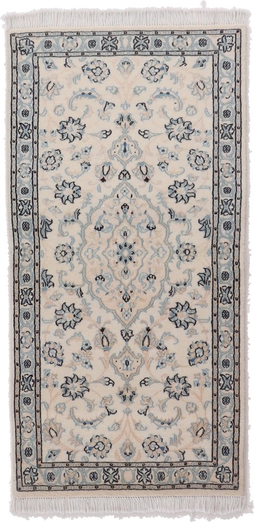 Nain Tappeto 70 x 130 (Iran) Annodato A Mano