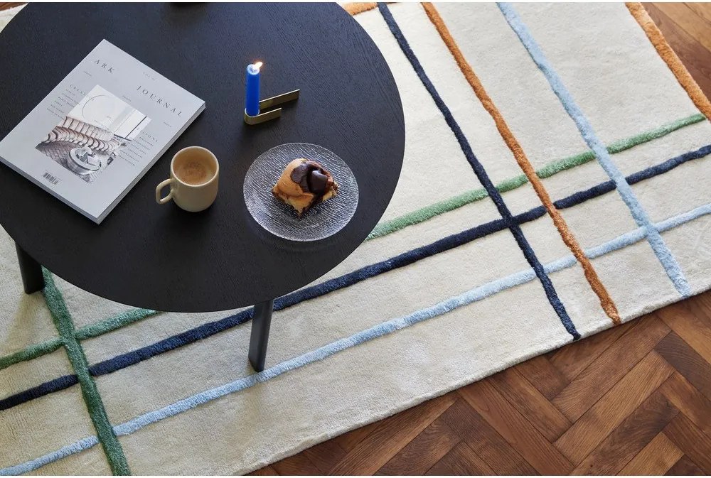 Tavolino da caffè rotondo nero ø 80 cm Fjord - Hübsch