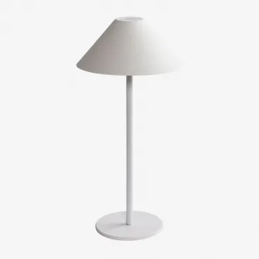 Lampada Da Tavolo A Led Wireless Nebida Bianco - Sklum