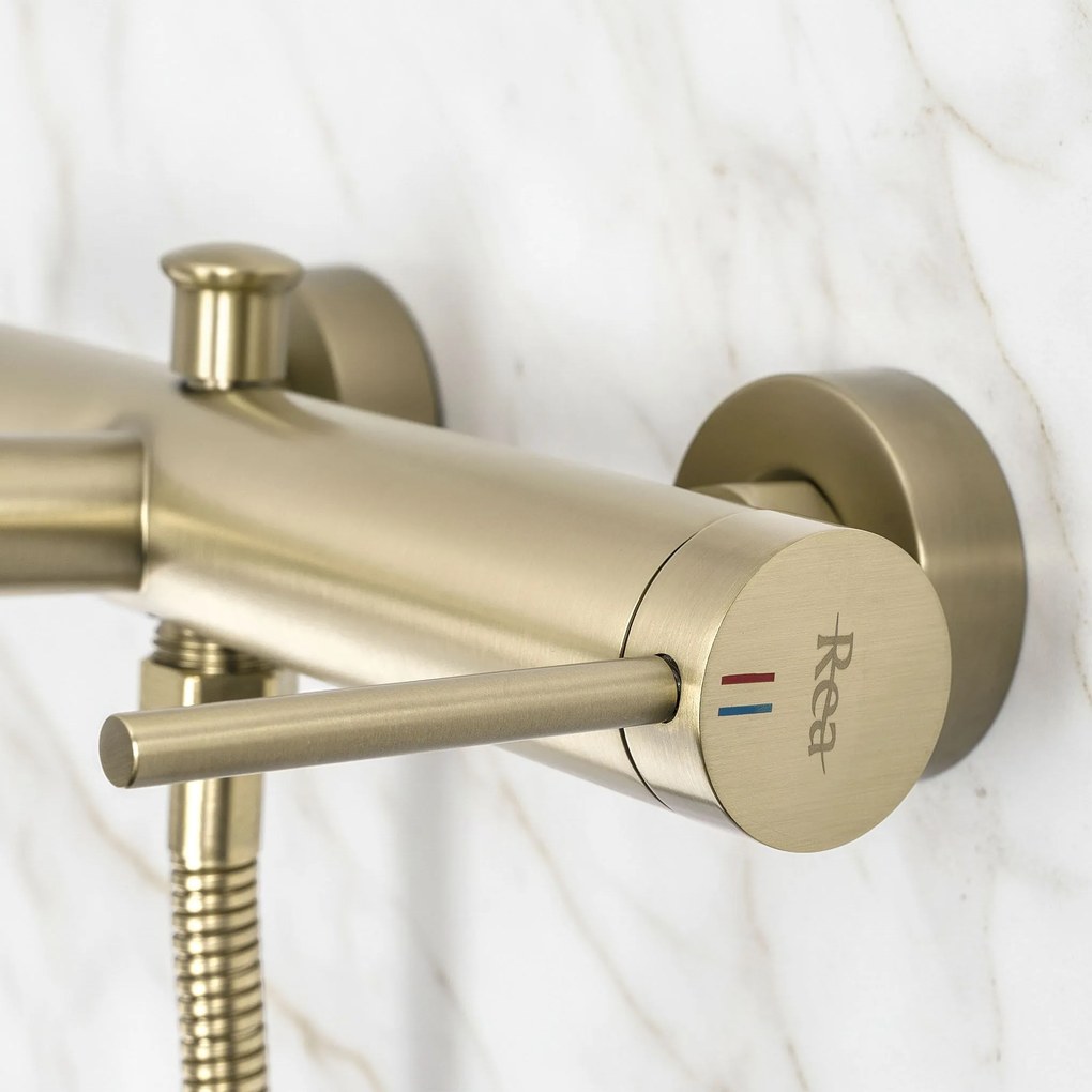 Rubinetto da vasca Rea Foss Gold Brush