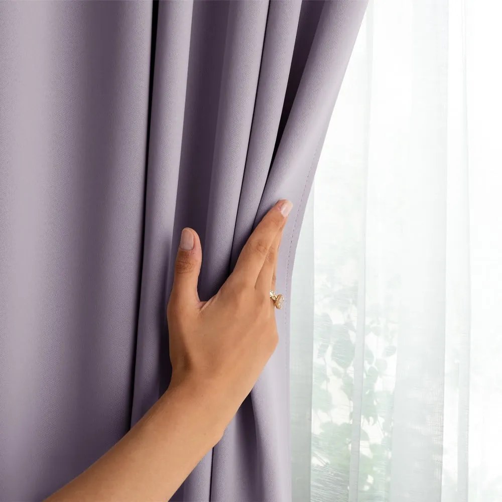 Tenda termoisolante/parzialmente oscurante rosa polveroso 140x175 cm Kierra – Restilo