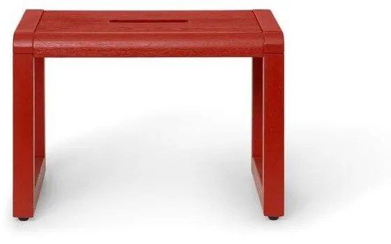 Ferm Living - Little Architect Stool Poppy Red ferm LIVING