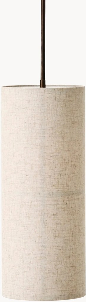 Lampada a sospensione in lino artigianale Hashira