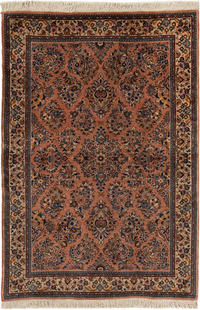 Sarouk Tappeto 100 x 150 (Iran) Annodato A Mano