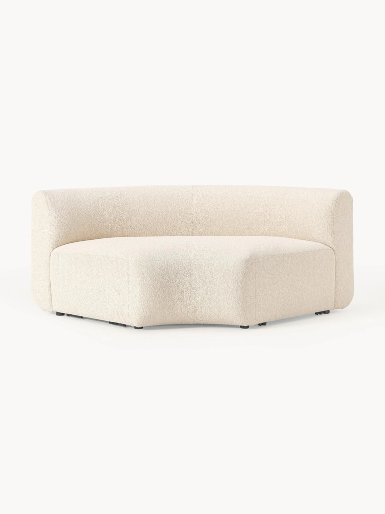 Modulo angolare curvo in bouclé Sofia
