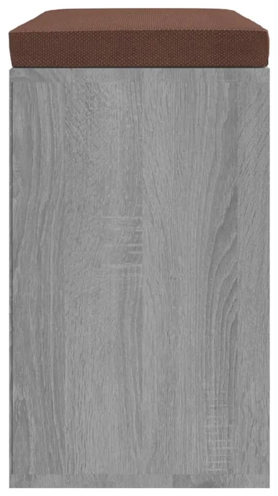 Scarpiera grigio sonoma 103x30x48 cm in legno multistrato