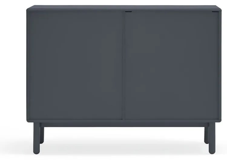 Cassettiera bassa grigio scuro 120x90 cm Corvo - Teulat