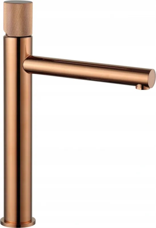 Mexen Elba One rubinetto lavabo alto, oro rosa - 74111-60