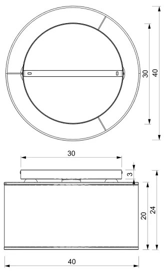 Lampadario a plafone LOFT SHADE 3xE27/60W/230V nero/oro