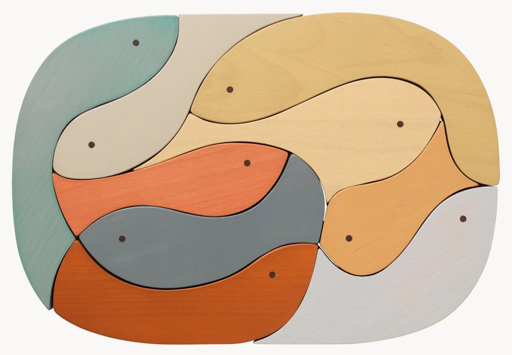 Puzzle in legno di faggio Shoal