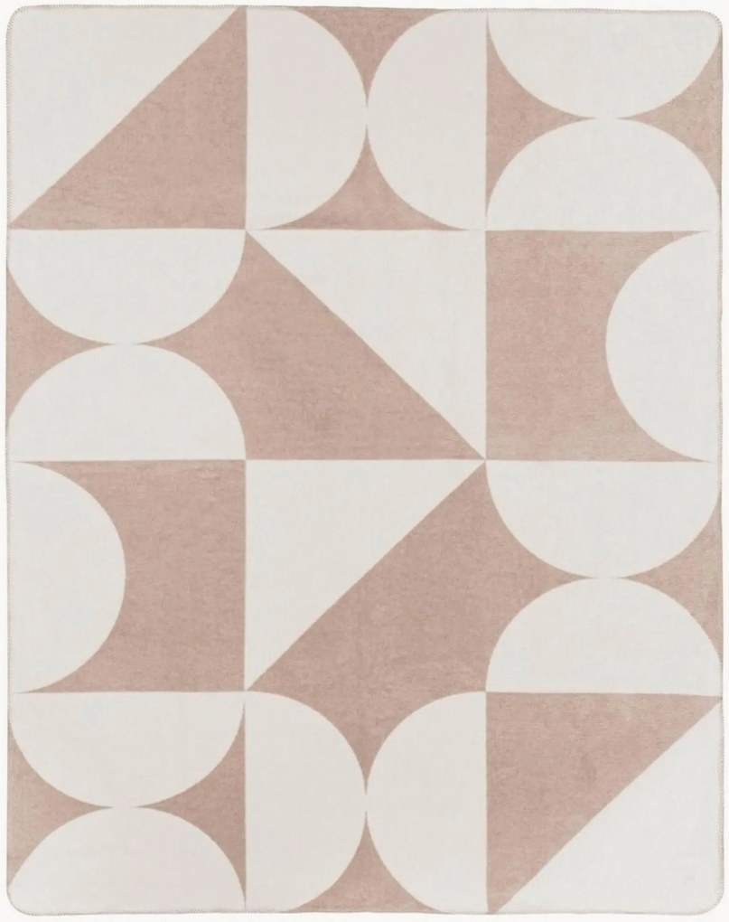 Coperta con motivo geometrico Tul