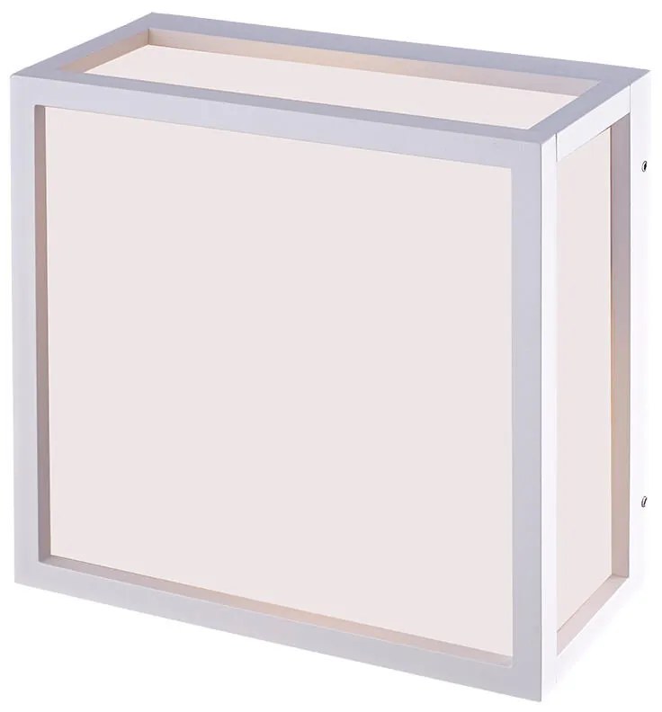 Applique moderno da esterno UTAH bianco IP65 2X E27 MANTRA