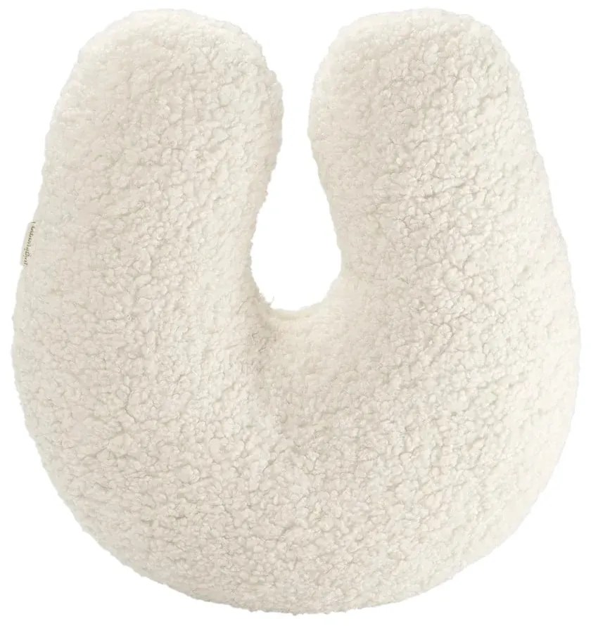 Cuscino per divano da bambini color crema con rivestimento in bouclé U – Wigiwama