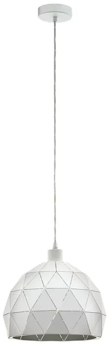 Lampadario Design Roccaforte bianco E27 Ø30cm EGLO