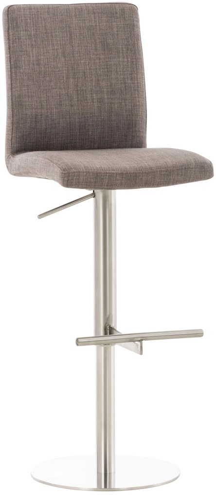 Sgabello Da Bar İn Tessuto Cadiz: Comfort Elegante E Versatile / Edelstahl / Grau
