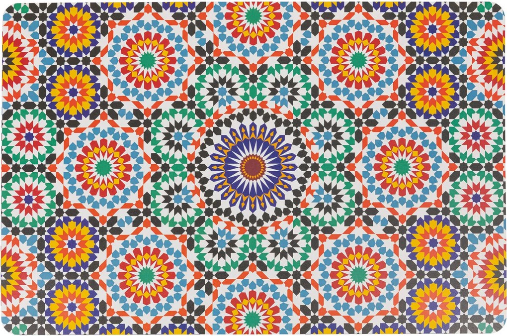 Set 6 Tovagliette Rettangolare Double Face VdE Tivoli 1996 Marrakech...