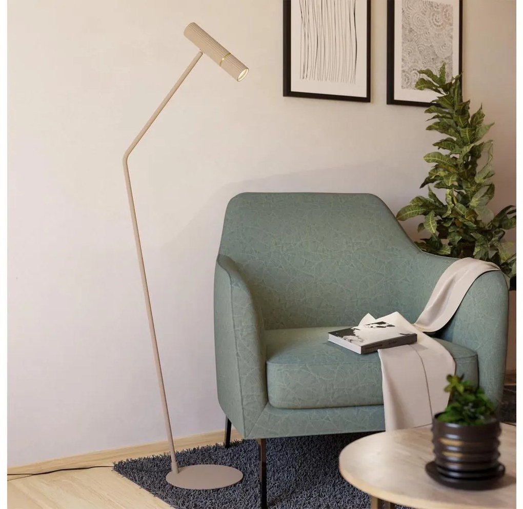 Eglo 901155 - Lampada LED da terra CAMINIA 1xGU10/5W/230V 3000K beige