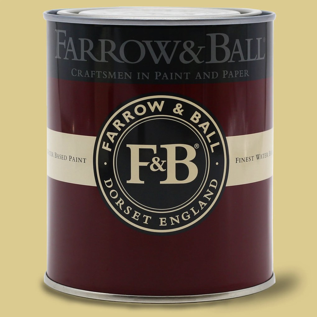 Farrow & Ball Flat Eggshell Archive Colour - Gervase Yellow 72 - 2,5l
