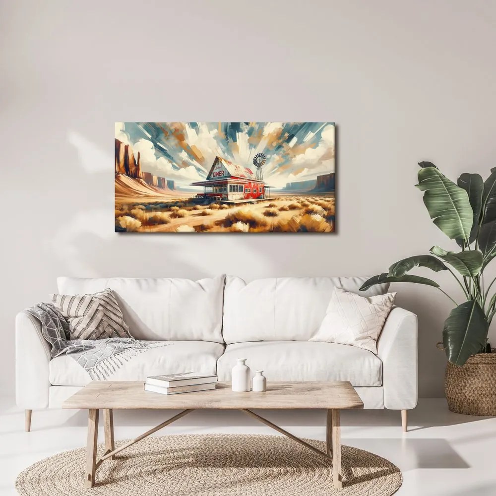 Quadro su tela – Sotto il cielo del deserto