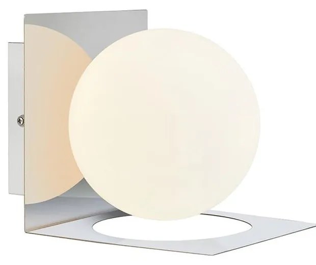 Lampada da parete in argento Zenit - Markslöjd