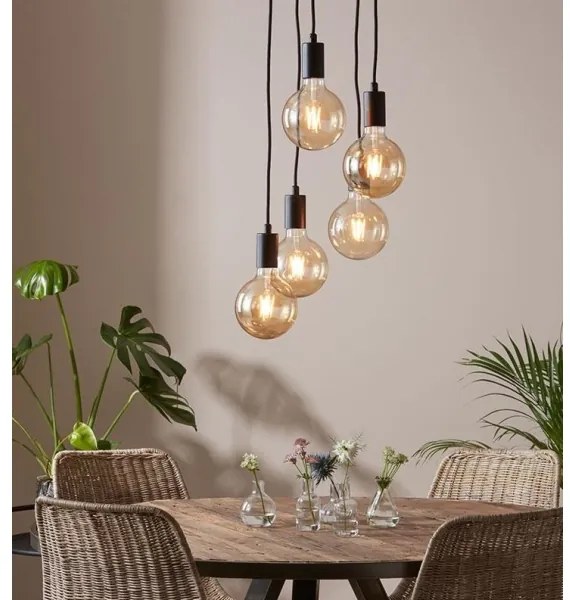 Markslöjd 107467 - Lampadario a sospensione con filo SKY 5xE27/60W/230V