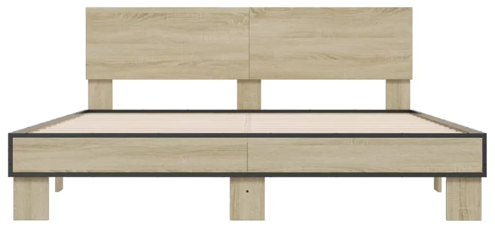 Giroletto rovere sonoma 150x200 cm in legno multistrato metallo