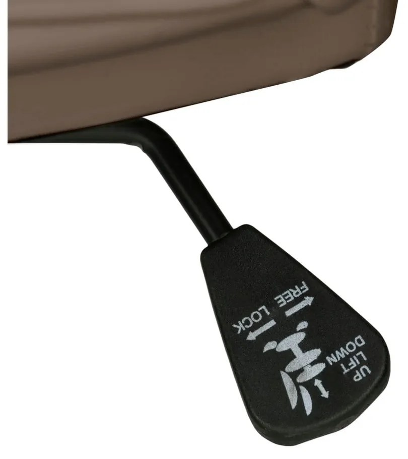 Sedia da ufficio in similpelle marrone Flori - Støraa