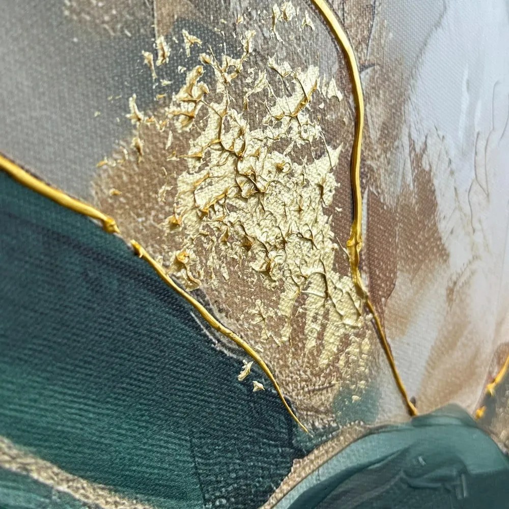 Set di quadri con elementi dipinti a mano 2 pz 50x70 cm Aventurine – Styler