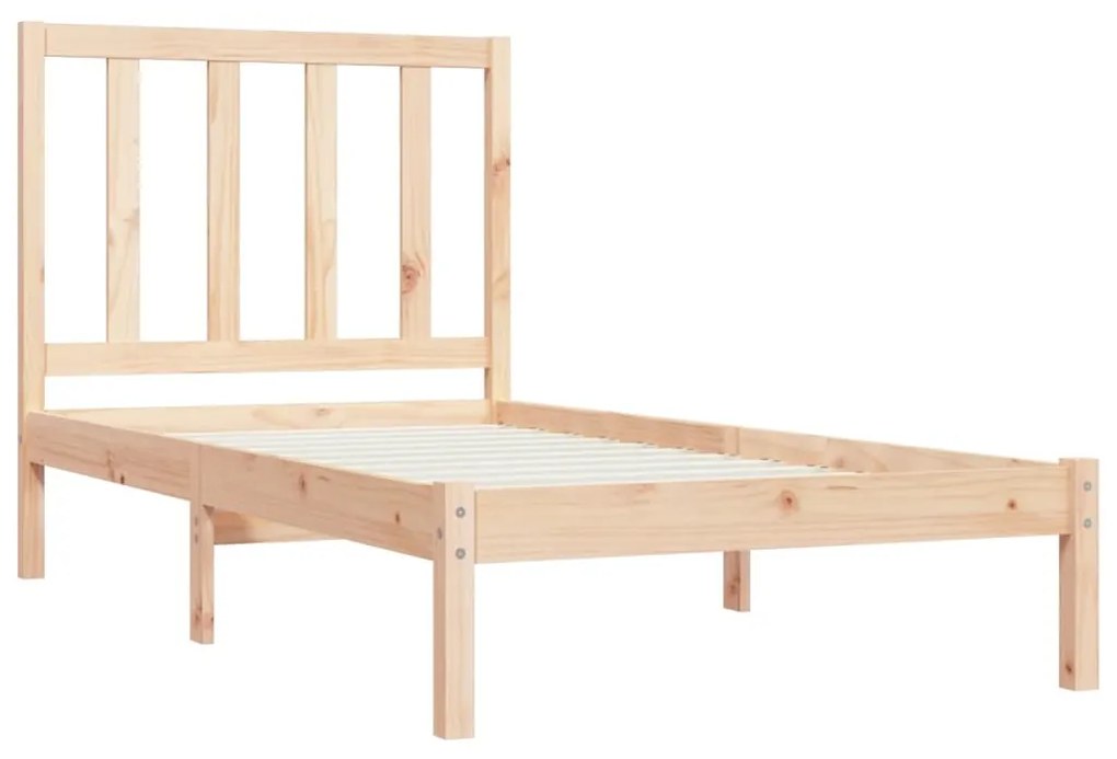 Giroletto in legno massello di pino 90x190 cm single