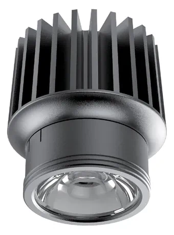 Faretto Incasso Dynamic Alluminio Nero Led 15W 3000K Luce Calda