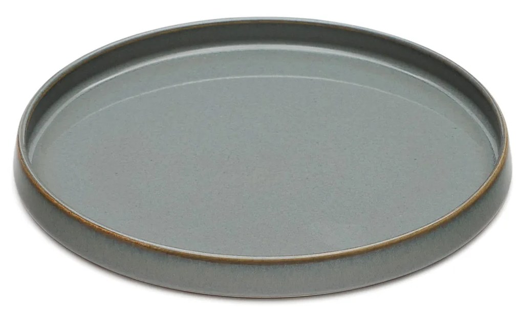 Kave Home - Piatto da dessert Lescala in ceramica blu