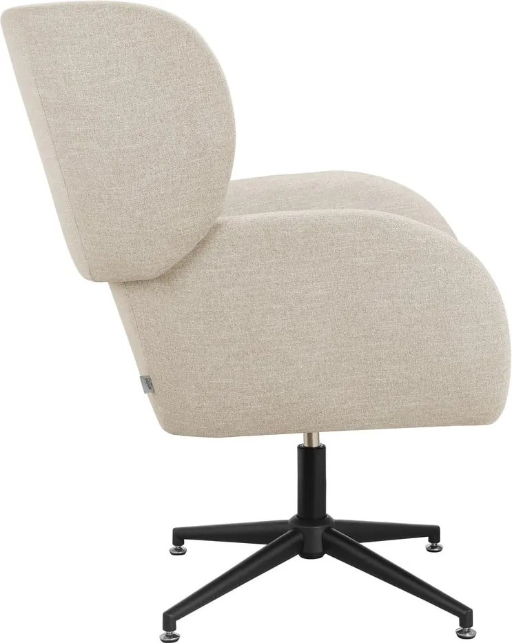 Poltrona in velluto bianco Vanessa - Støraa