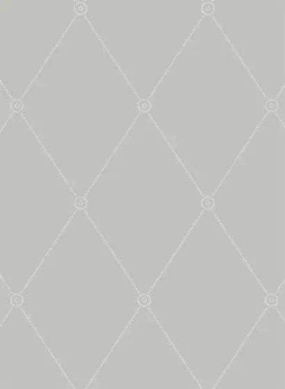 Cole & Son Carta da parati Georgian Rope Trellis - Grey