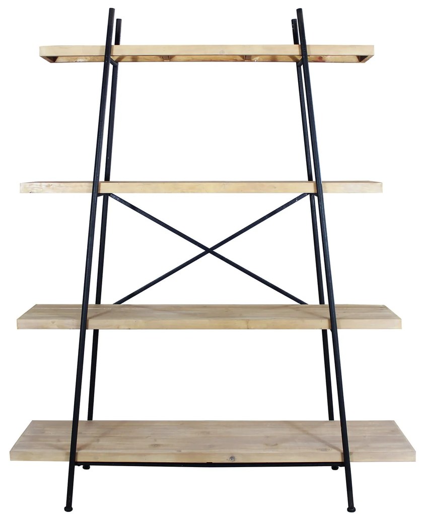 SHELFY - libreria industrial in legno e acciaio