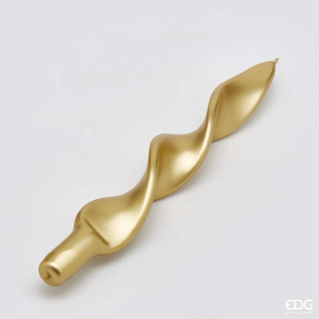 EDG - Enzo De Gasperi candela oro fiamma cm 27