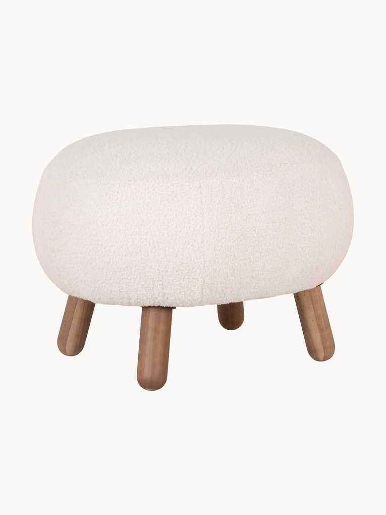 Pouf in teddy Savona