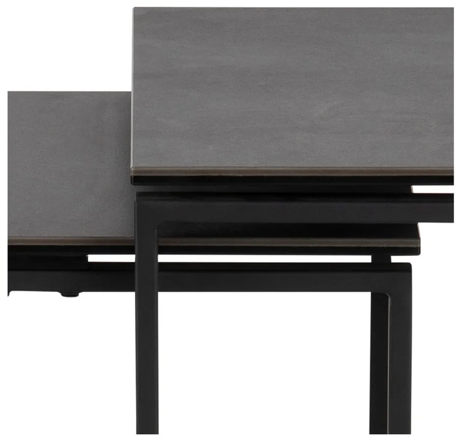 Tavolini neri in set da 3 Katrine - Actona