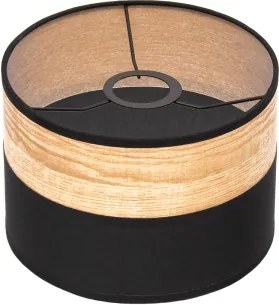 Lampadario a cavo ALBA 3xE27/15W/230V nero/marrone