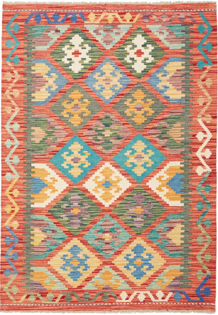 Kilim Tappeto orientale 150x110 (Pakistan) Tessuto A Mano
