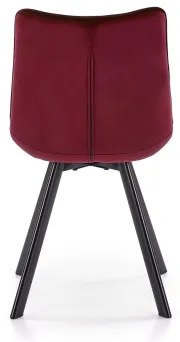 Sedia da pranzo COMORO, 1 pz., rosso scuro