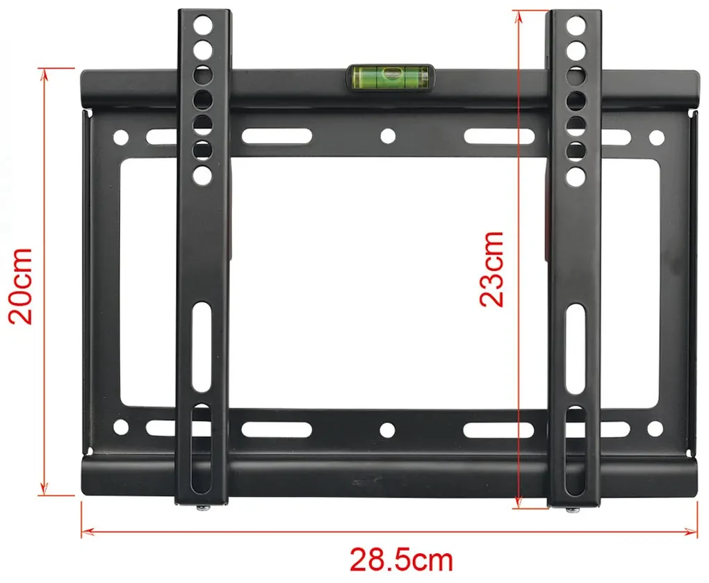 Supporto TV Da Parete Fisso Vesa 200x200mm Per Televisore 10-42'' Max 35KG