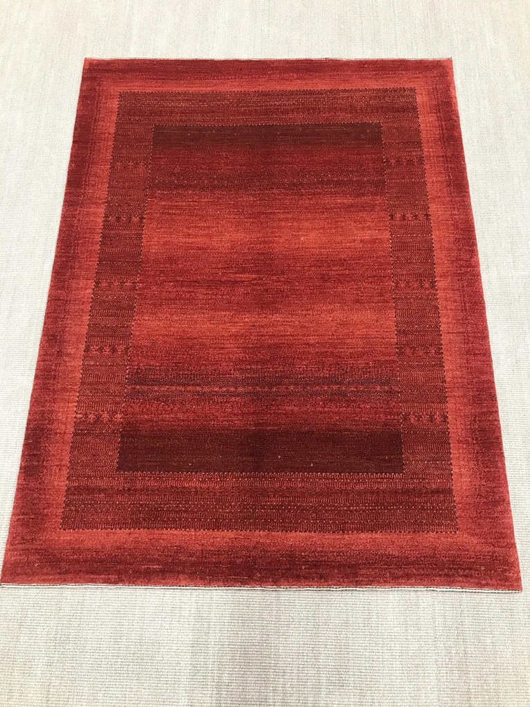 Loribaft Tappeto 210x160 Rosso (Iran) Annodato A Mano