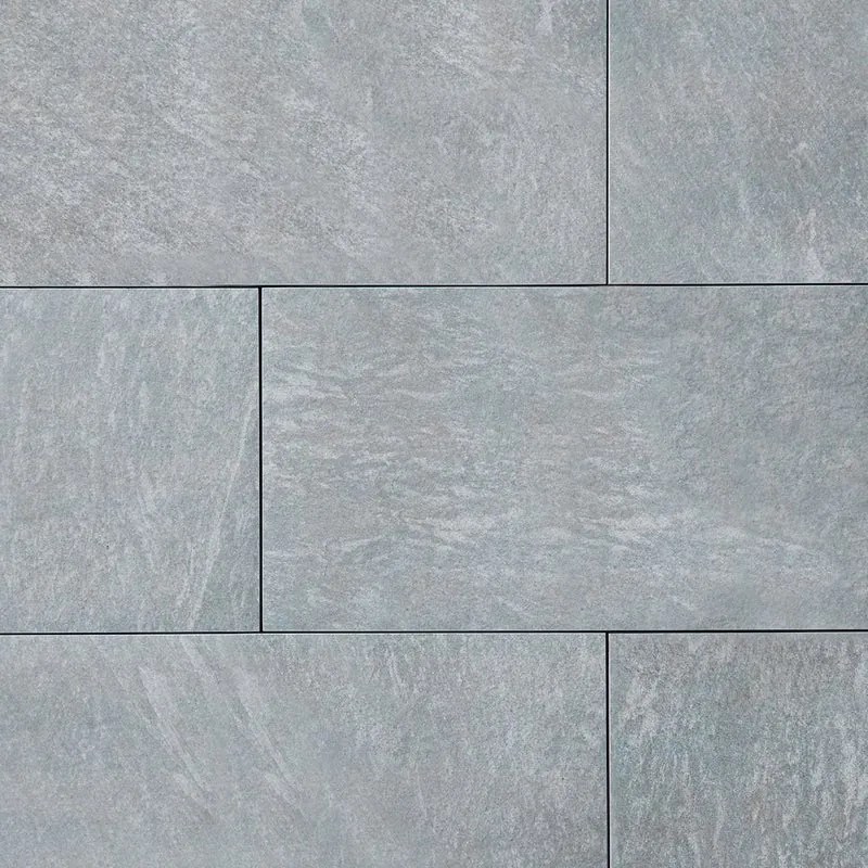 Lastra di cemento Colosseo Silvergrau in gres naturale grigio L 120 x L 60 cm, spessore 20 mm