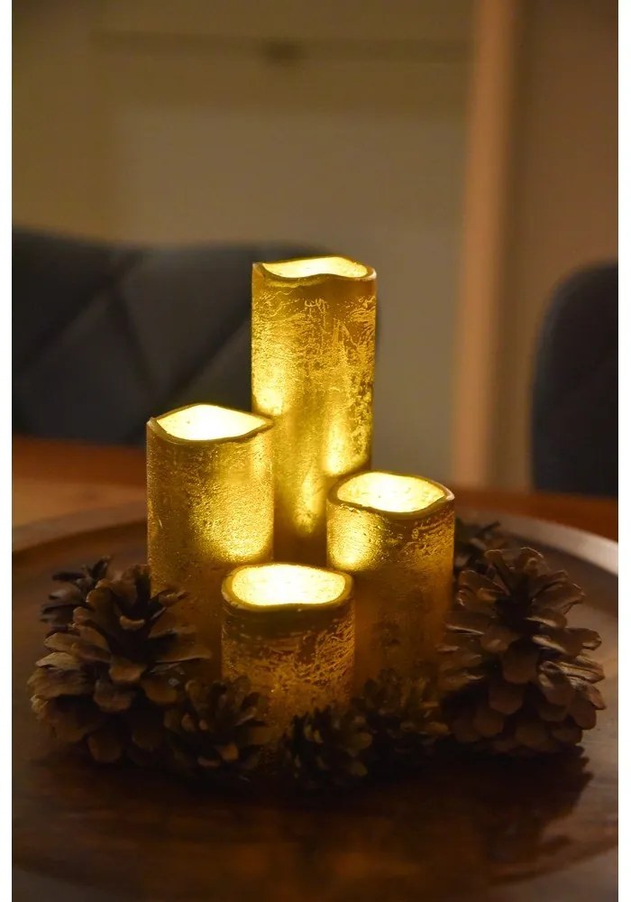 Set di 4 candele a LED - Hilight