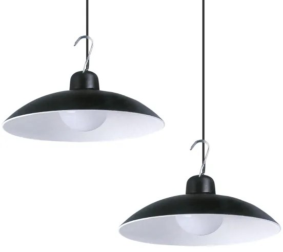 SET 2x LED Lampada solare a sospensione LED/6W/3,7V 2000 mAh IP44 + +TC