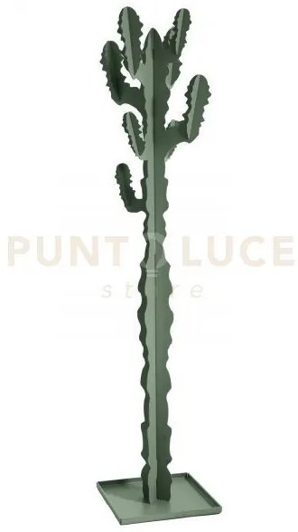 Appendiabiti da terra cactus verde salvia