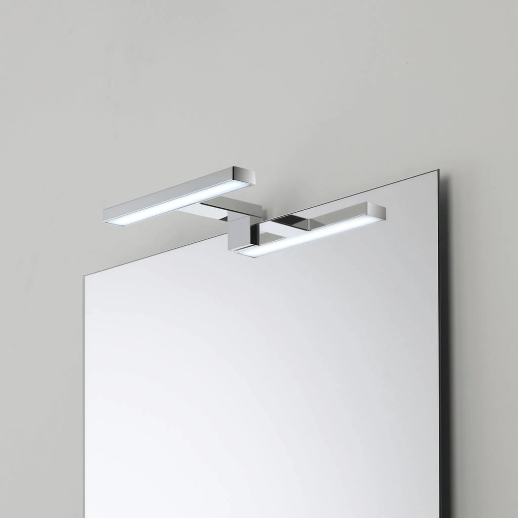 Lampada Led 18 Cm Feridras Cromo Lucido