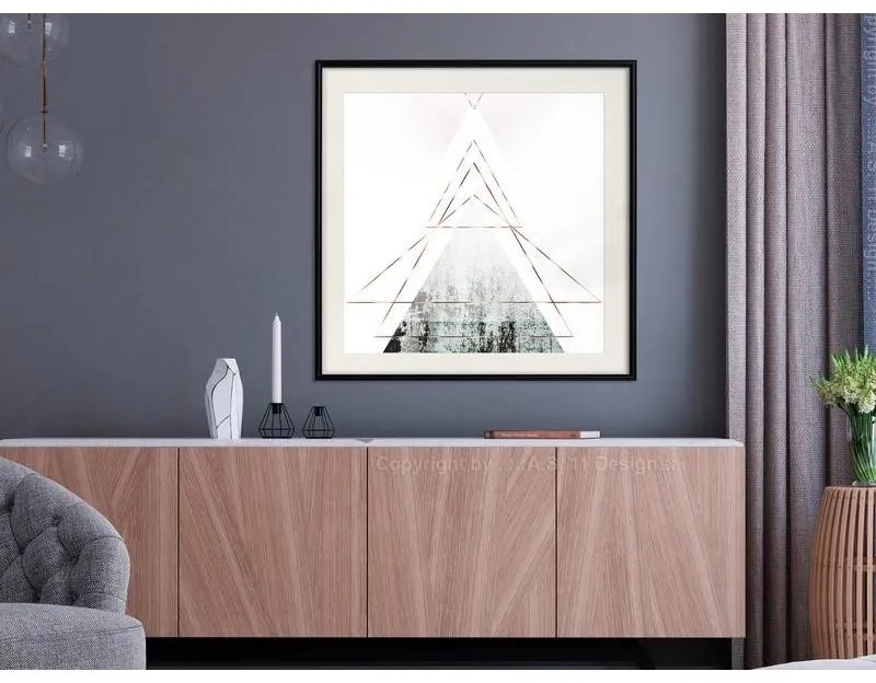 Poster SnowCapped Peak (Square)