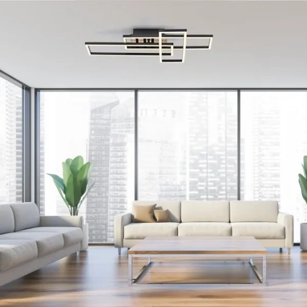 JUST LIGHT. 14051-79 - Plafoniera LED AKUSTIKA LED/20,5W/230V rovere/nero